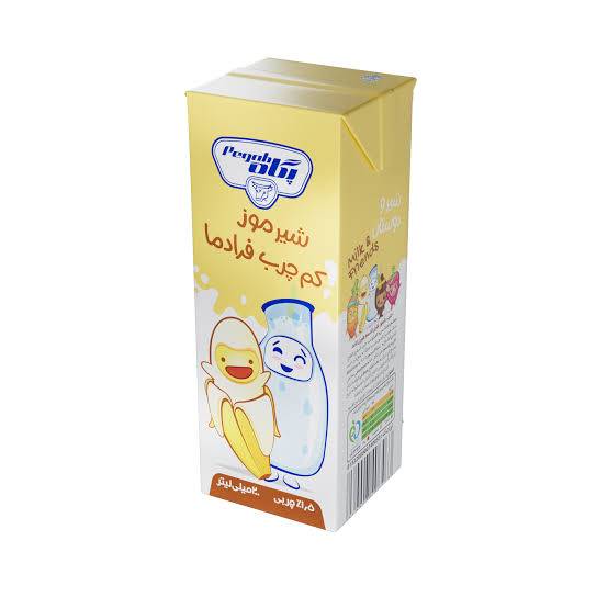 شیر موز استریل 200cc پگاه